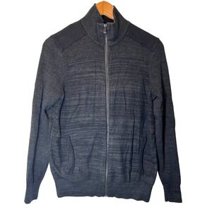 Calvin Klein Black Zip Up Cardigan with Pockets Women's Size‎ Small